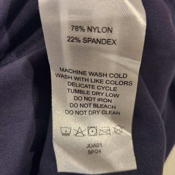 Quince Black Quick Dry Ultra Form Long Sleeve Top Size Large Stretch Workout - Picture 5 of 9